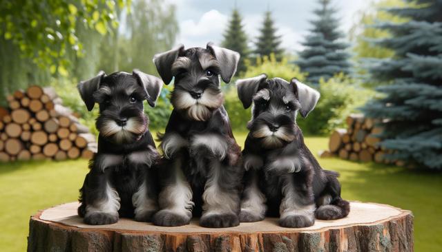 A Closer Look at Miniature Schnauzer Puppies